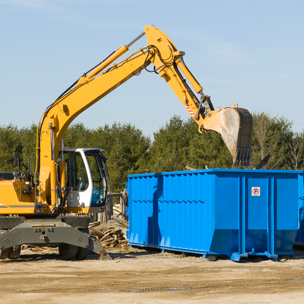 what size residential dumpster rentals are available in Aline OK